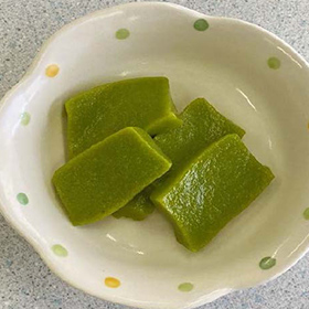 厚揚げと青菜の生姜煮